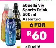 Game Aquelle Viv Sports Drink Assorted-For 6 x 500ml offer