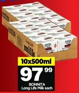 Choppies Bonnita Long Life Milk offer