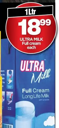 Choppies Ultra Milk Full Cream offer