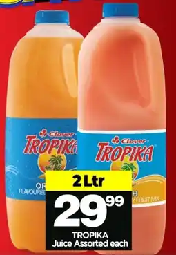 Choppies Clover Tropika Juice Assorted offer