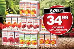 Choppies Choppies 100% Juice Blend offer