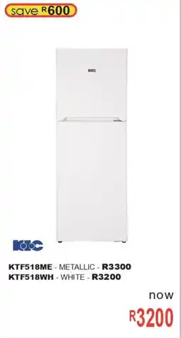 Furn 4 U KIC White Double Door Fridge Freezer offer