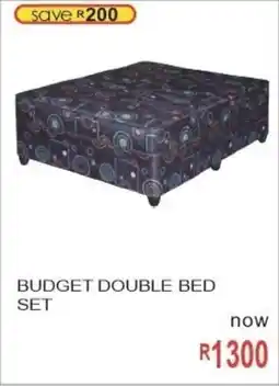 Furn 4 U Budget double bed set offer
