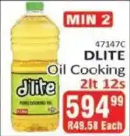 Dlite Oil Cooking