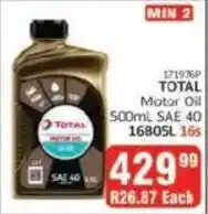 KitKat Cash and Carry Total Motor Oil SAE 40 offer