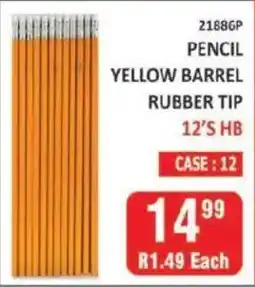 KitKat Cash and Carry Pencil yellow barrel rubber tip offer