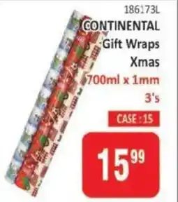 KitKat Cash and Carry Continental Gift Wraps Xmas offer