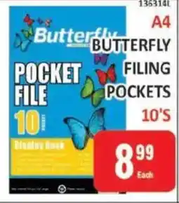 KitKat Cash and Carry Butterfly filing pockets offer