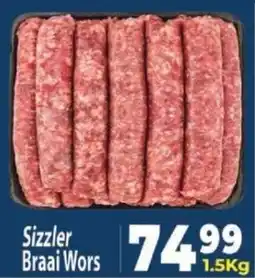Supa Store Sizzler Braai Wors offer
