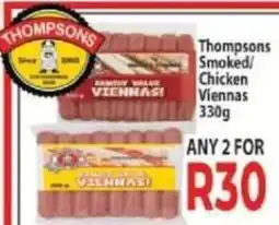 Supa Store Thompsons Smoked/ Chicken Viennas offer