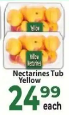 Supa Store Nectarines Tub Yellow offer
