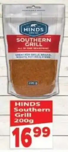 Supa Store HINDS Southern Grill offer