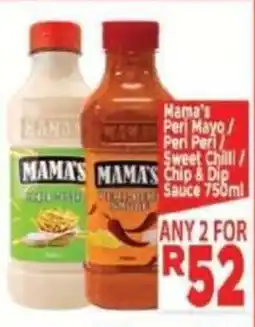 Supa Store Mama's Peri Mayo/ Peri Peri/ Sweet Chilli/ Chip & Dip Sauce offer