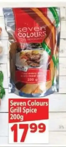 Supa Store Seven Colours Grill Spice offer