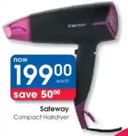 Clicks Safeway Compact Hairdryer offer