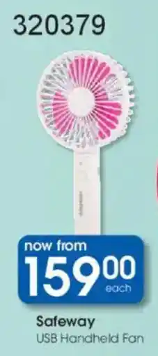 Clicks Safeway USB Handheld Fan offer