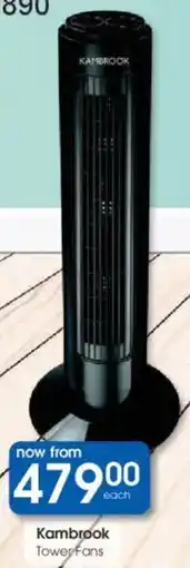 Clicks Kambrook Tower Fans offer