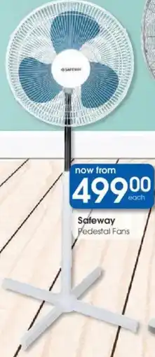Clicks Safeway Pedestal Fans offer