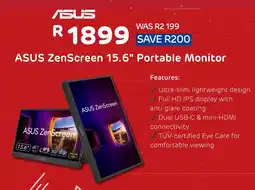 Computer Mania ASUS ZenScreen 15.6" Portable Monitor offer