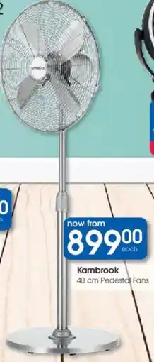 Clicks Kambrook Pedestal Fans offer