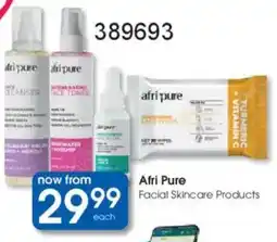 Clicks Afri Pure Facial Skincare Products offer