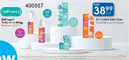 Clicks It's Called Self-Care Facial Skincare Products offer