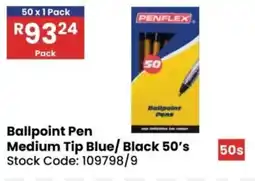 Africa Cash and Carry Penflex Medium Tip Blue/ Black offer