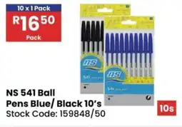 Africa Cash and Carry NS 541 Ball Pens Blue/ Black offer