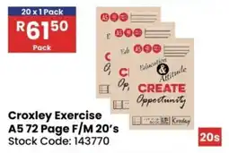 Africa Cash and Carry Croxley Exercise A5 72 Page F/M offer