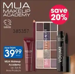 Clicks MUA Makeup Academy Lip, Eye & Brow Products offer