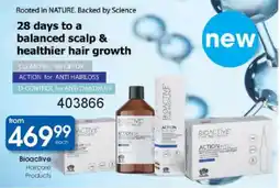 Clicks Bioactive Haircare Products offer