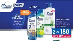 Clicks Head & Shoulders Shampoo or Conditioner offer