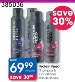 Clicks Protein Feed Shampoo & Conditioner Banded Pack offer