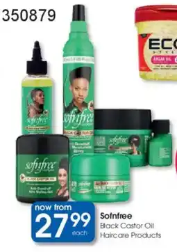 Clicks Sofnfree Black Castor Oil Haircare Products offer