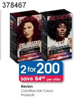 Clicks Revlon ColorStay Hair Colour Products offer