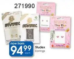 Clicks Studex Earrings offer