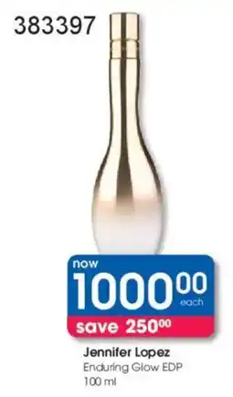 Clicks Jennifer Lopez Enduring Glow EDP offer