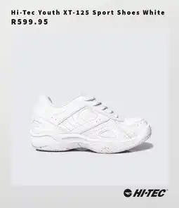 Tekkie Town Hi-Tec Youth XT-125 Sport Shoes White offer