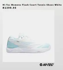 Tekkie Town Hi-Tec Womens Flash Court Tennis Shoes White offer
