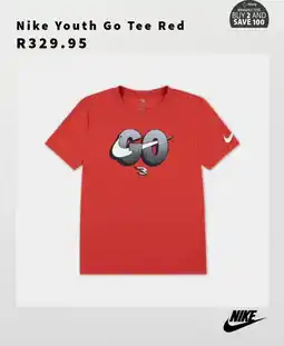 Tekkie Town Nike Youth Go Tee Red offer