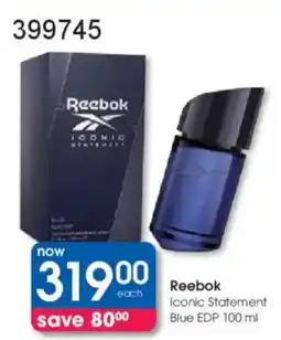 Clicks Reebok Iconic Statement Blue EDP offer