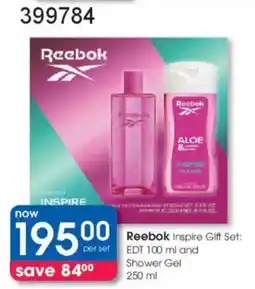 Clicks Reebok Inspire Gift Set offer