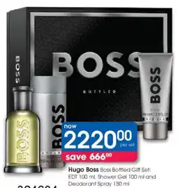 Clicks Hugo Boss Boss Bottled Gift Set offer