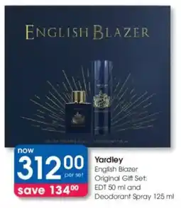 Clicks Yardley English Blazer Original Gift Set offer