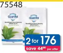 Clicks Guardol Epsom Salt offer