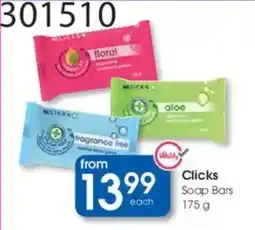 Clicks Clicks Soap Bars offer