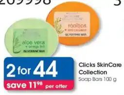 Clicks Clicks SkinCare Collection Soap Bars offer