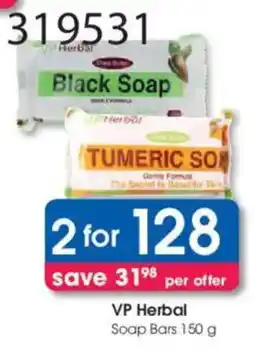 Clicks VP Herbal Soap Bars offer