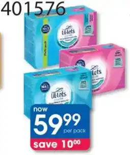 Clicks Lil-Lets Applicator Tampons Regular, Super or Multi-pack offer