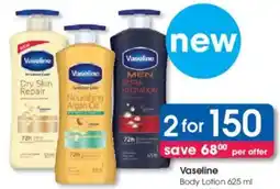 Clicks Vaseline Body Lotion offer